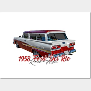 1958 Ford Del Rio Ranch Wagon Posters and Art